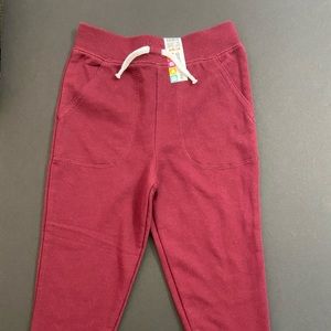 Size 4T Solid Burgundy French Terry Jogger